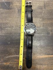 FOSSIL GRANT FS4812 Chronograph Black Dial Black Leather Strap Men’s Watch